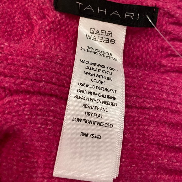 NWT! Sweater + scarf set. Tahari brand. - Picture 6 of 11